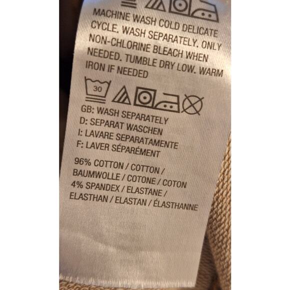 Denim & Company QVC Women XL Beige Knit Stretch Collar-less Button Front Jacket - Picture 5 of 6